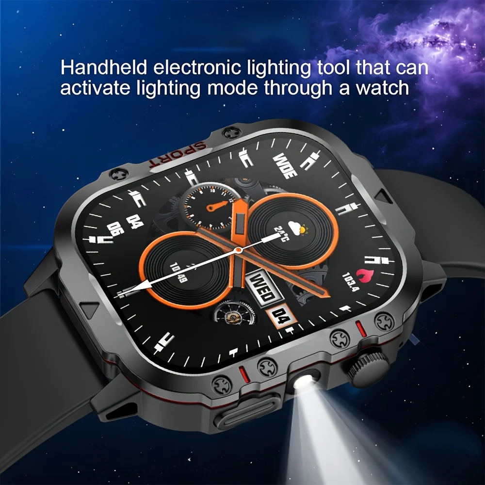 2026 Smart Watch, Supporting Wireless Calls, Multi-Sports Modes, Music, Reminders, Wallpapers, Weather, USB Charging, Multifunctional Wearable, Compatible with Iphone And Android, Unisex, Ideal Holiday Gift for Friends, Lovers, Parents
