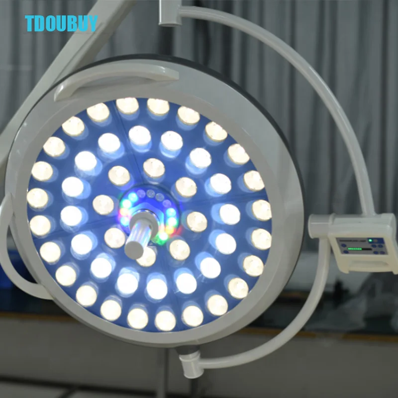 Super Bright Double Heads Ceiling Shadowless Lamp 700mm Headlight Panel, Used In Operating Room, Pet Hospital, Tattoo, ICU CE