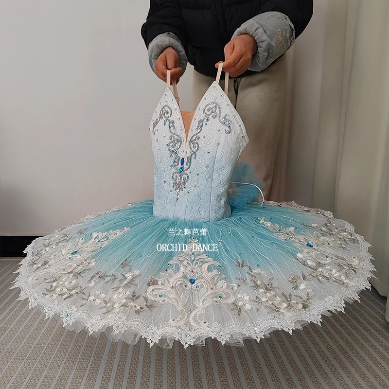 BT01211 taille personnalisée professionnelle couleur personnalisée enfants filles femmes adultes bleu Ballet Tutu Costumes