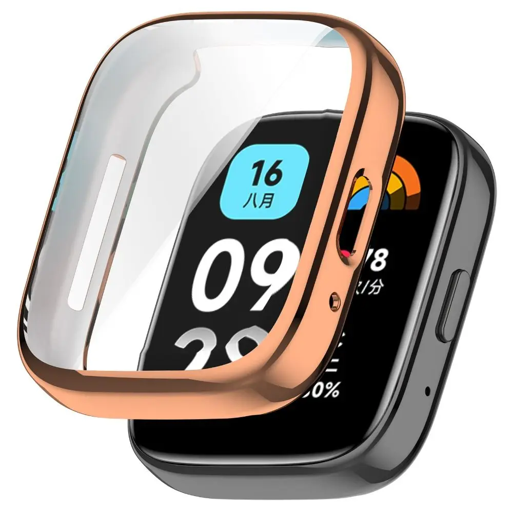 Nuova custodia in TPU a copertura totale Smart Watchband Screen Protector Soft Bumper guscio protettivo Redmi Watch 3 Active