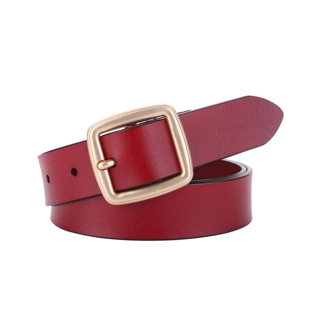 La Spezia Vrouwen Riem Echt Leer Wit Taille Riem Pin Gesp Koeienhuid Vrouwen Leren Riem Voor Broek Accessoires 105Cm 110Cm