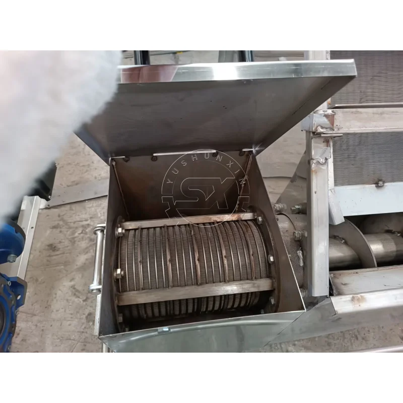 Agricultural Inclined Screen Solid Separator Animal Fertilizer Dehydrator With High Efficiency