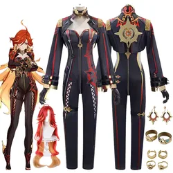 Genshin Impact Mavuika Cosplay Costume Pyro Archon Game Suit Women Sexy Uniform Cosplay Costume Halloween Party Costume