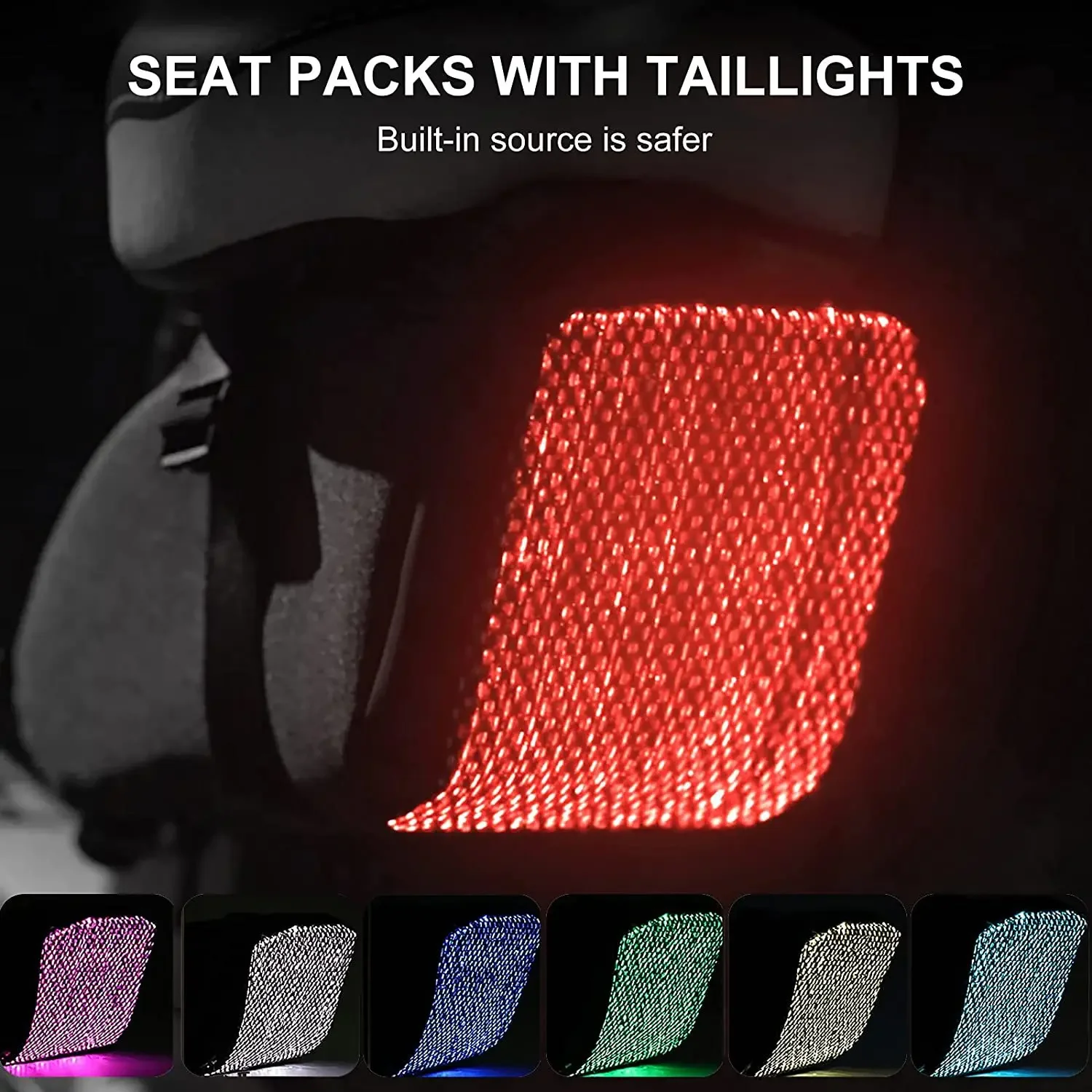 

Water Resistant Bicycle Seat Bag Packs with Large Capacity Under Seat Pouch Cycling Seat Pack for Mountain Road Bike Bicycle Bag