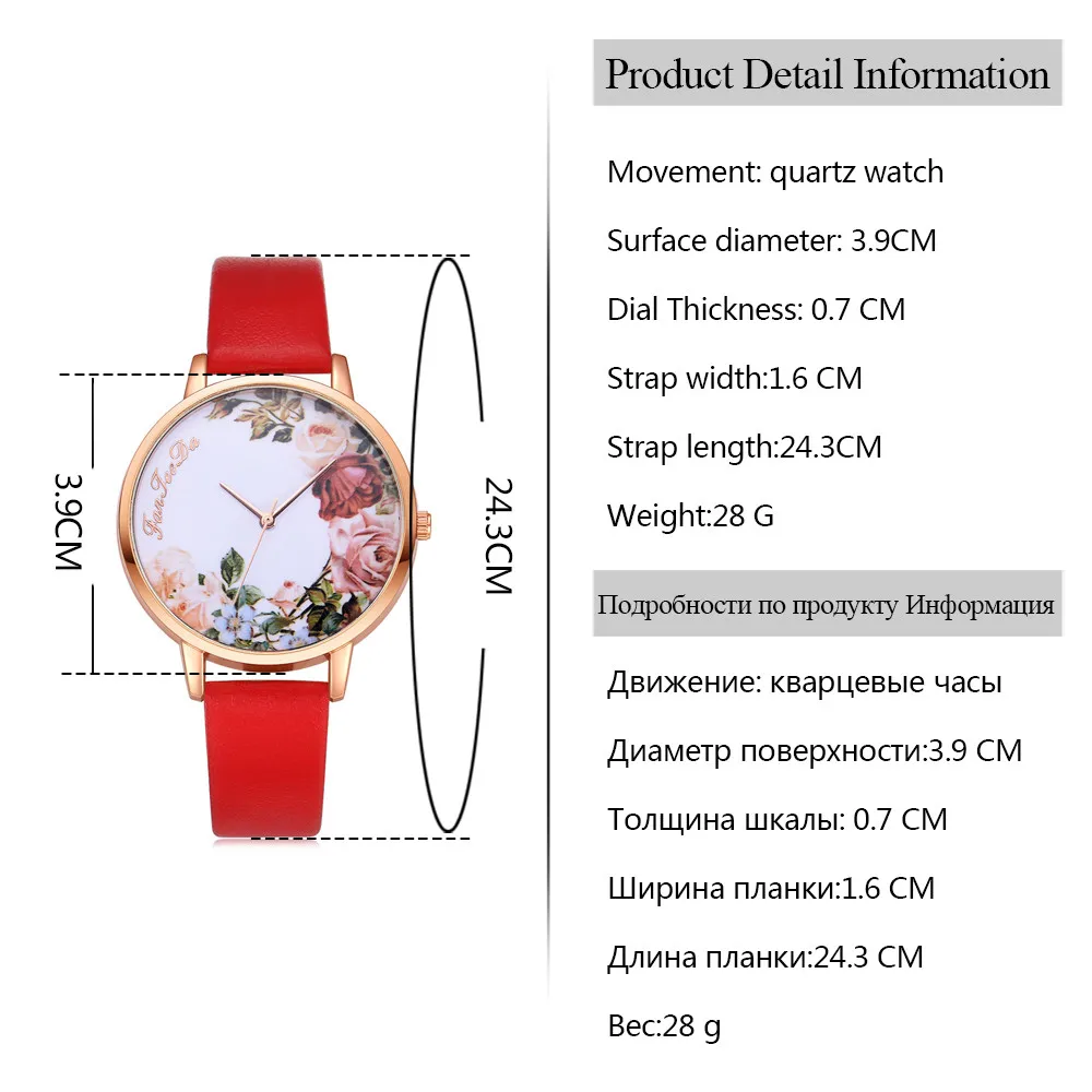 Fashion Women Luxury Leather Band Analog Quartz WristWatch Ladies Watch Women Dress Reloj Mujer Clock