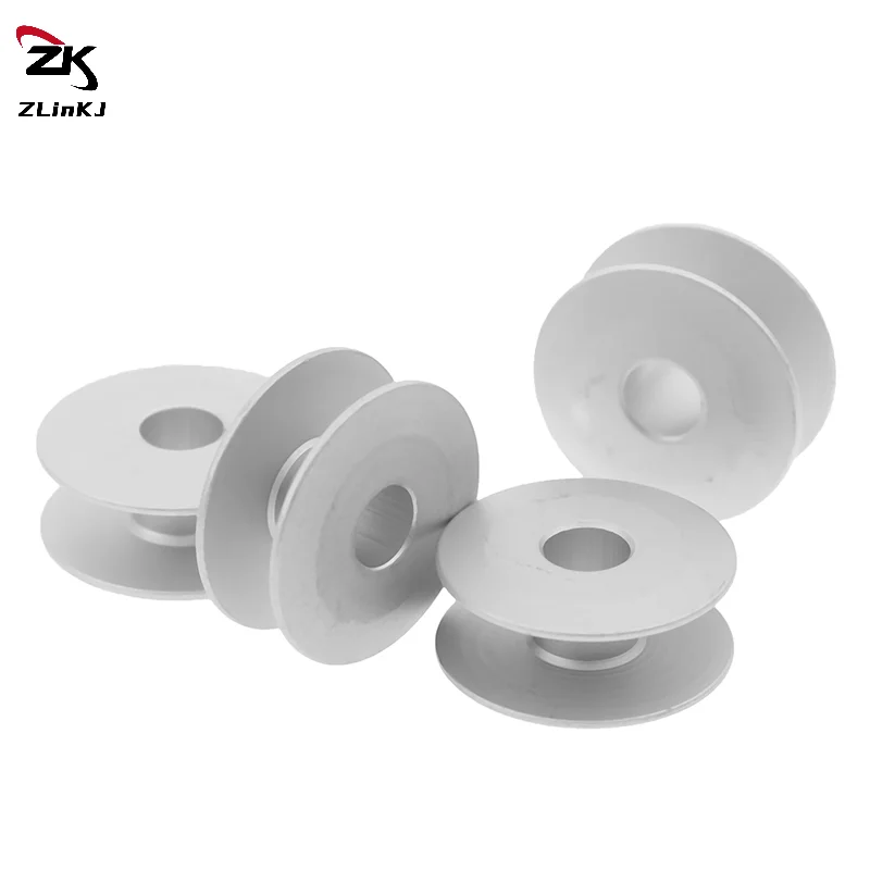 (ZYDD01) 10 قطعة ماكينة خياطة صناعية بكرة بكرة ماكينة خياطة بكرة ألومنيوم #3
