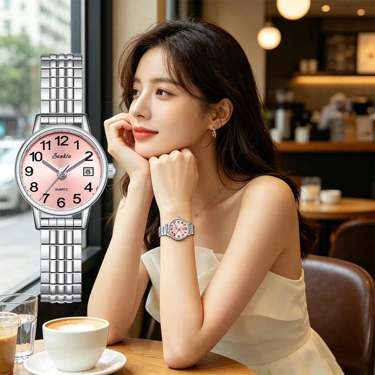 sunkta-relogio-feminino-simples-elegante-a-prova-d'agua-luminoso-de-aco-inoxidavel-relogio-de-quartzo-para-mulheres-presentes-reloj-mujer