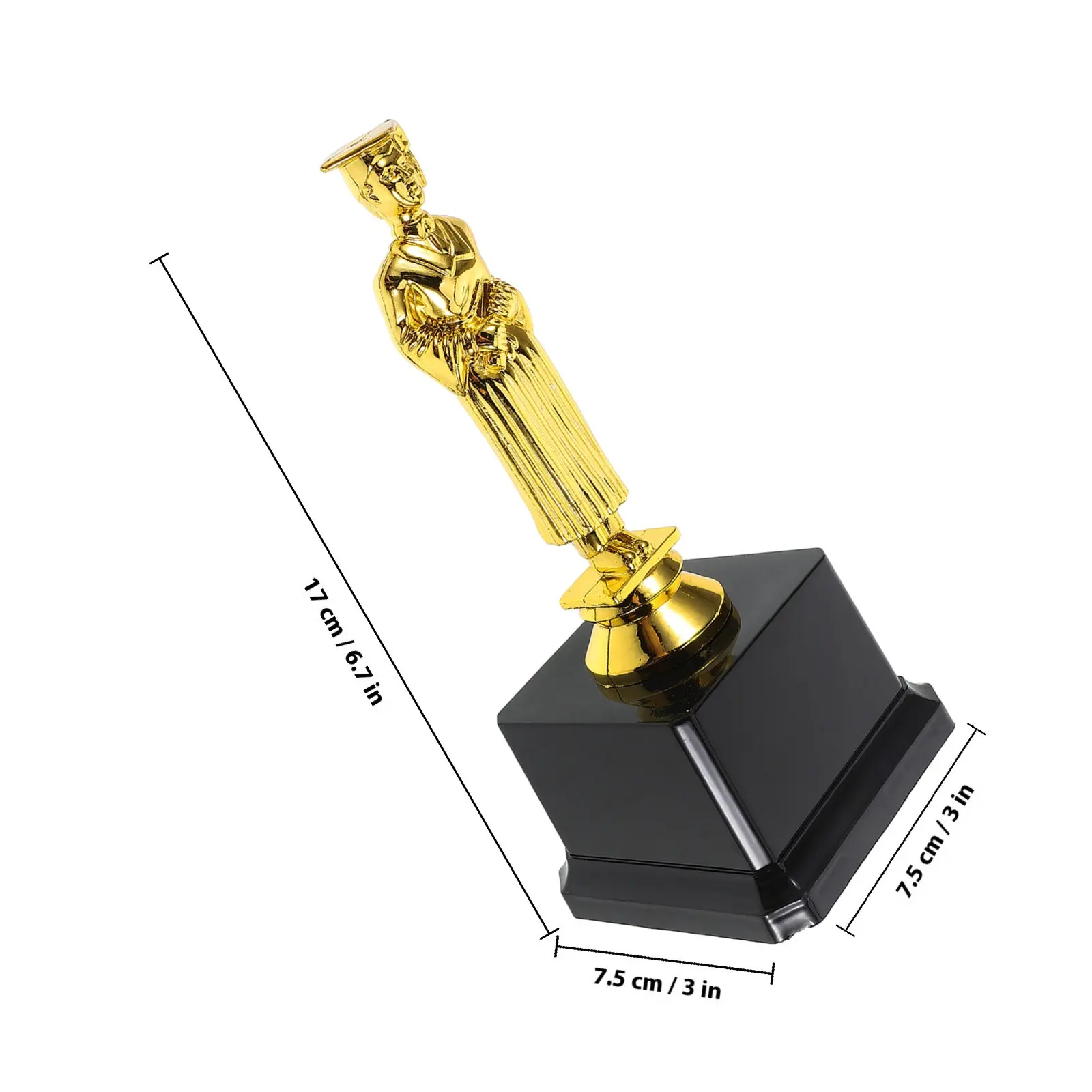 PhD Graduation Trophy for Men Academic Achievement Award Funny Graduate Keepsake Office Desk Decor - view 3