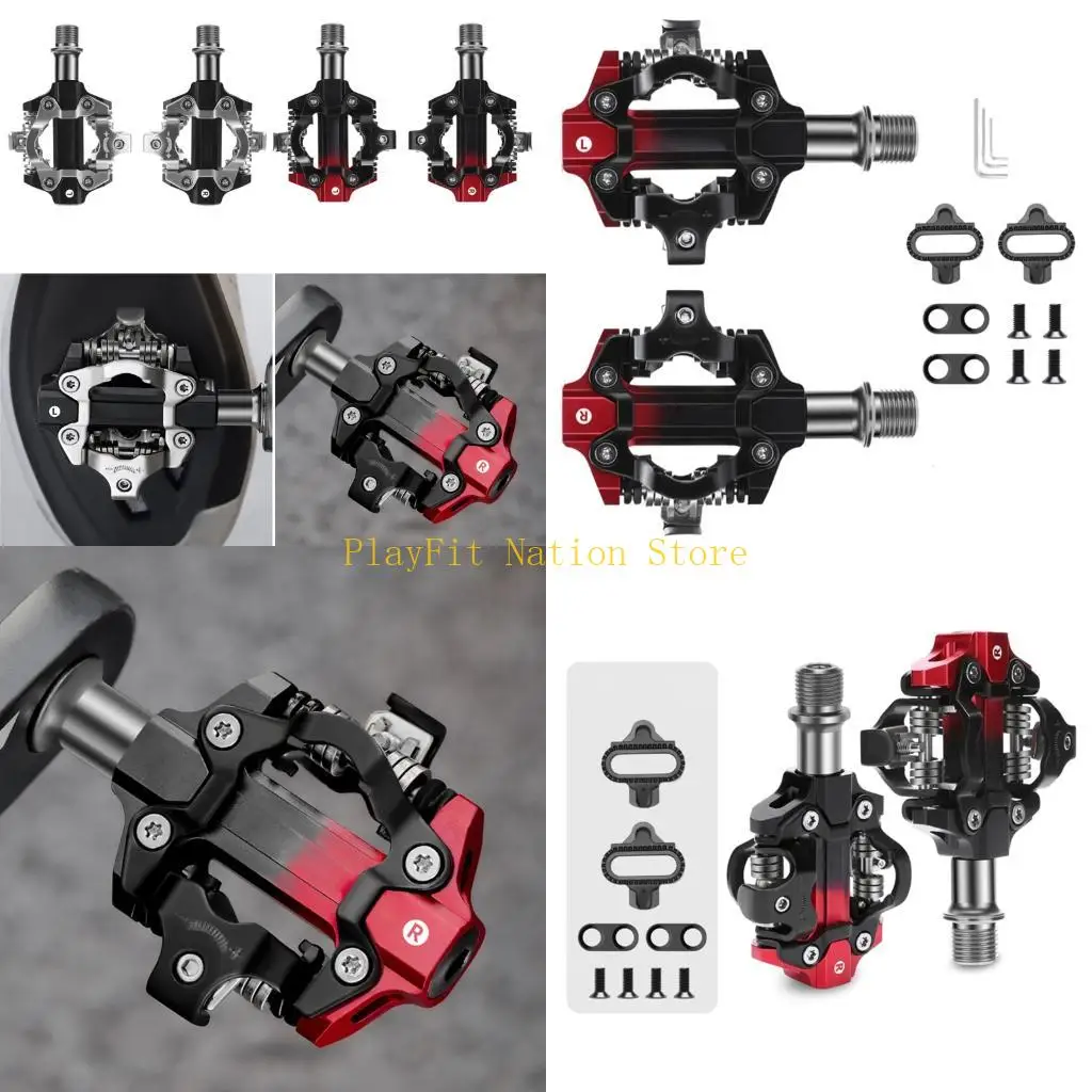 

242F High Performances Cycling Pedals Compacts Build Smooth Power Transfer Road Bike Pedal Light Weight Bicycles Pedals Set