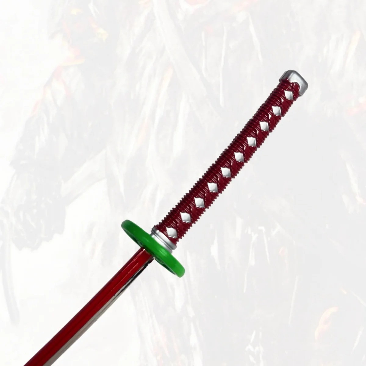 Épée Katana en métal Demon Slayer Kamado Nezuko, couteau Ninja, sabre de samouraï Original Katana, accessoires de Cosplay, jouet accessoire, 9.8 pouces