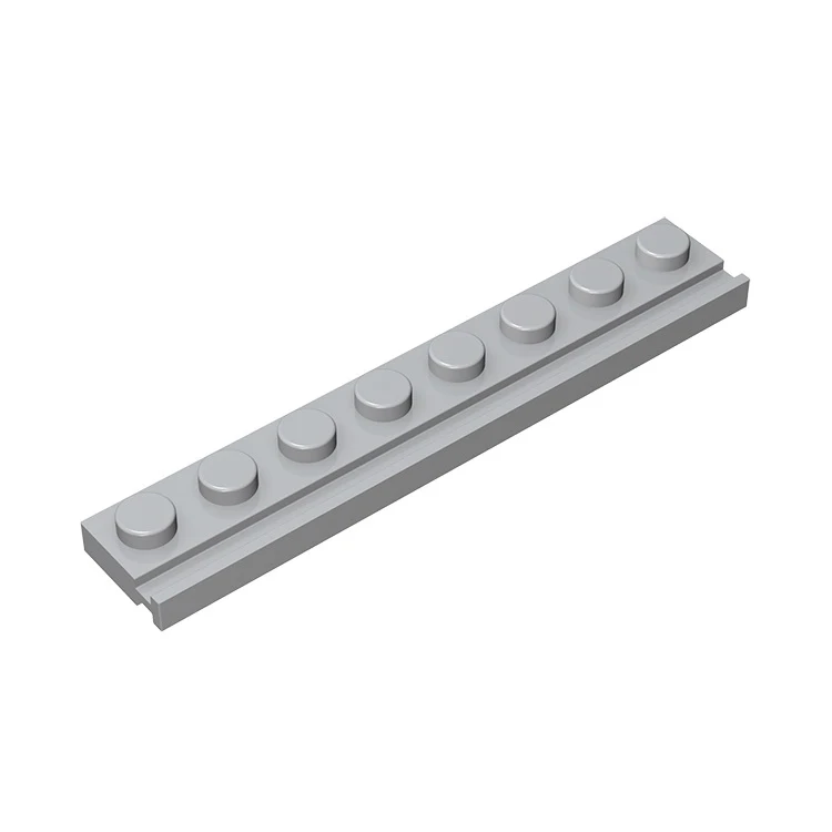 10pcs 4510 Plate 1x8 with Door Rail Brick Parts Building Blocks Accessories Assemble Replaceble Changeover Particle DIY Gift Toy