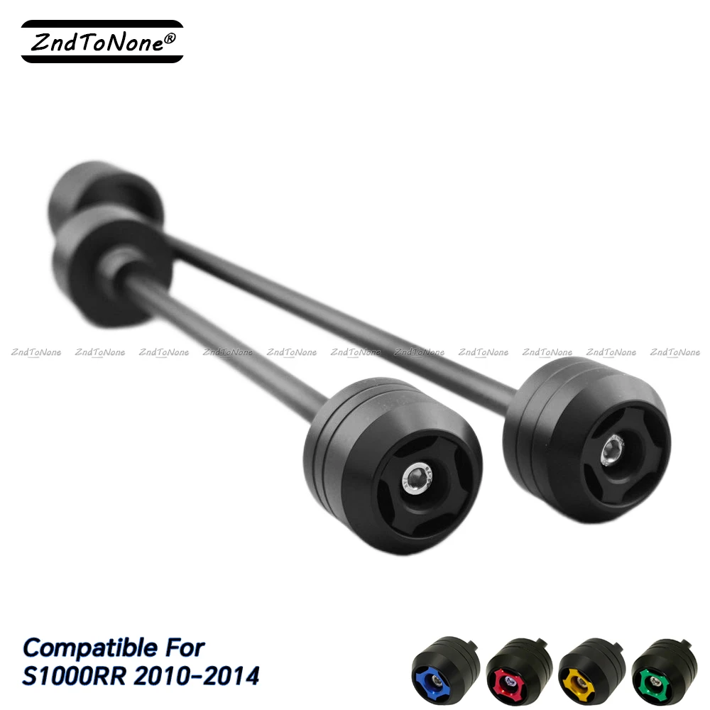 

For B.M.W. S1000RR 2010-2014 Front Rear Axle Wheel Fork Slider Protector Motorbike Left Right Side Drop Fall Crash Guard Bobbins