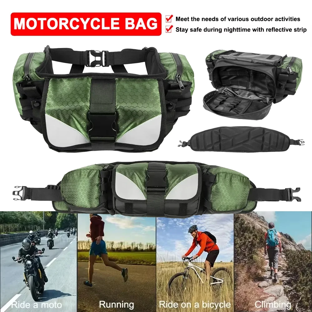 

Motorcycle Waist Bag For BMW R1250GS S1000XR For VOGE 900DS Travel Running Outdoor Sport Portable Water Bottle Carry Hip Bag