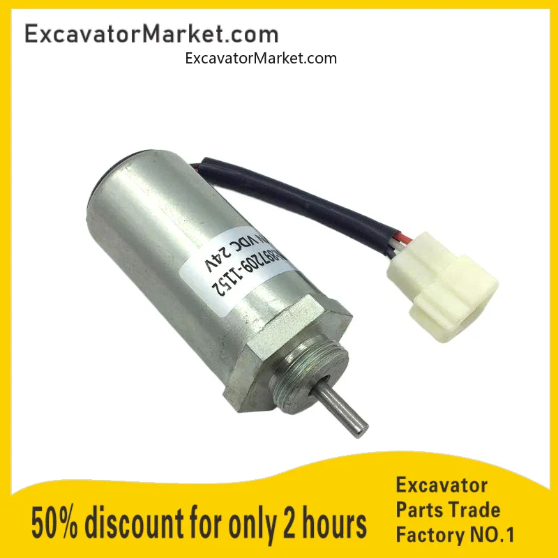 

For Case 75 Hitachi Excavator Engine Stop Valve 55/70 Kobelco 70/75-8 Universal Excavator Accessories Excavator Accessories