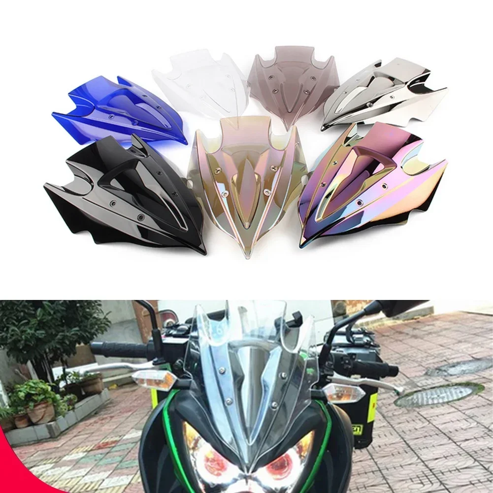 

Motorcycle For Double Bubble Windshield Deflector Protector Wind Screen Kawasaki Z250 Z300 Z 250 300 2013-2015 2016 2017 2018 14