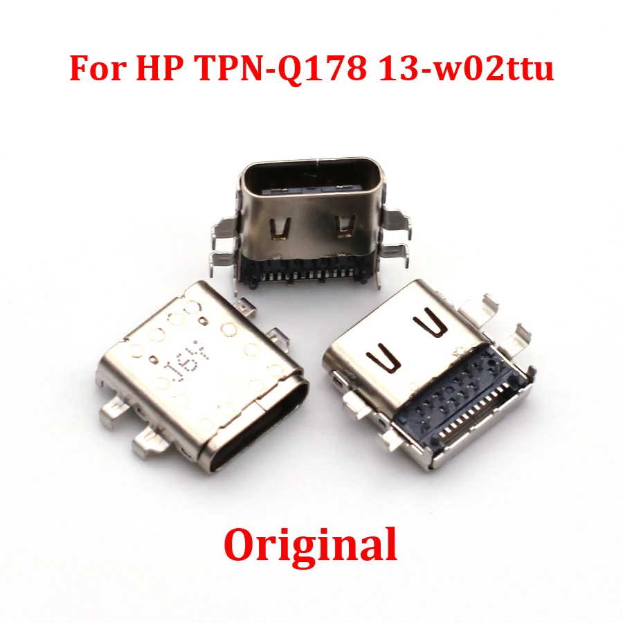 2-5Pcs for HP TPN-Q178 13-w02ttu 13-ac 13-w 10-n pavilion x2 10-n dc TYPE-C usb charger port charging connector port socket