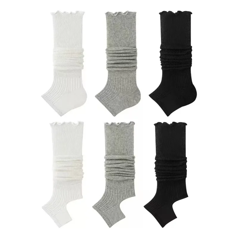 Women's Socks High New Summer Fashion Stockings Basic Women Leg Warmers Japanese Style Cotton Thin Girls Knee Socks Simple Long