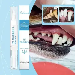 Pulizia dei denti dell'animale domestico penna per spazzolino da denti Set di strumenti di bellezza dentale per animali domestici tartaro per cani rimozione dell'alitosi prodotti per animali accessori per cani