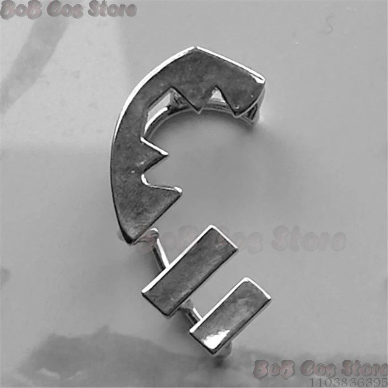 Ellen Joe Game Zenless Zone Zero Cosplay Prop Earrings Hair Accessories Made of Metal Shark Women Holloween Party Roleplay Set