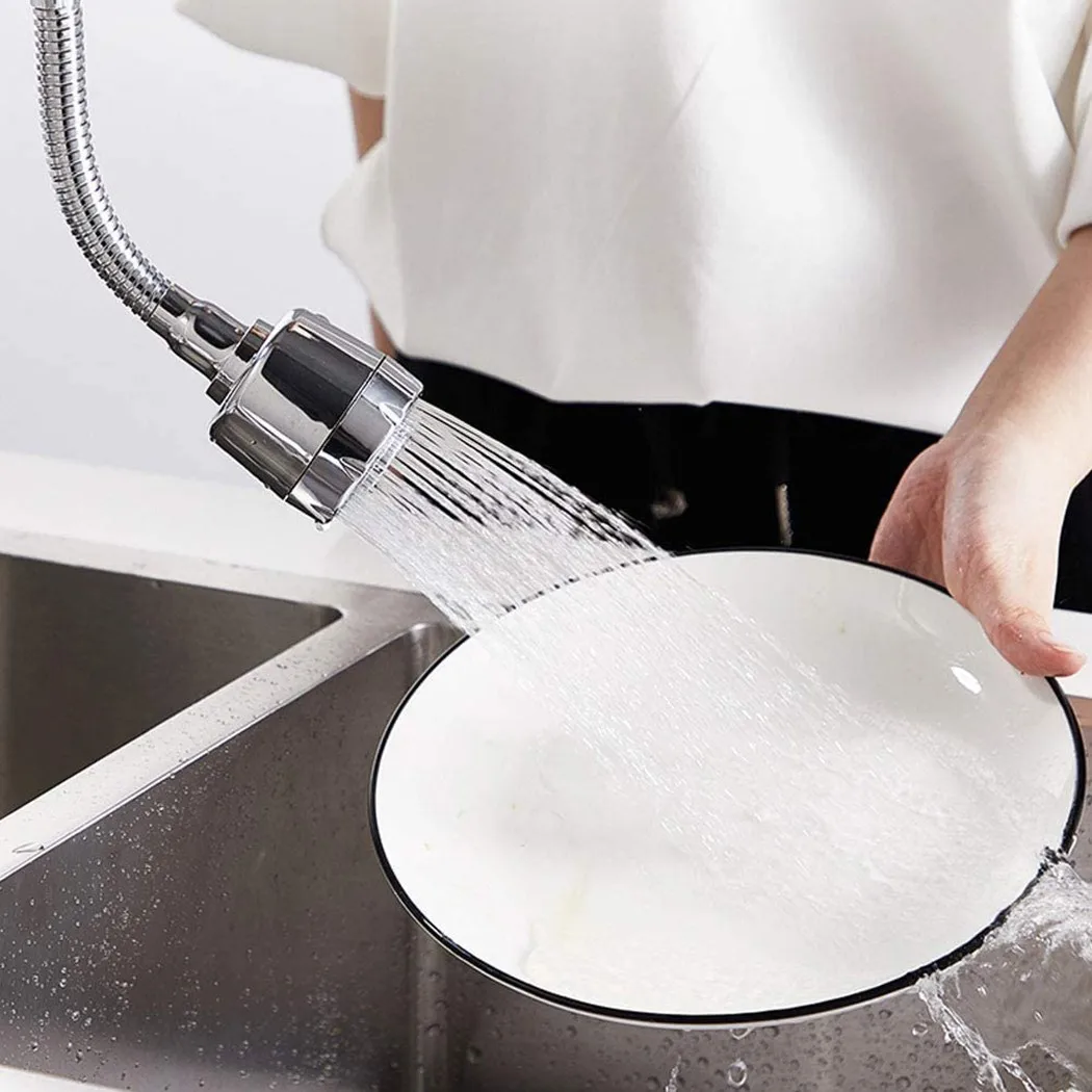 

Смеситель для кухонного крана, удлинитель, фильтр для кухонного крана, вращающийся распылительный фильтр, спринклер, поворотный адаптер из нержавеющей стали на 360 градусов