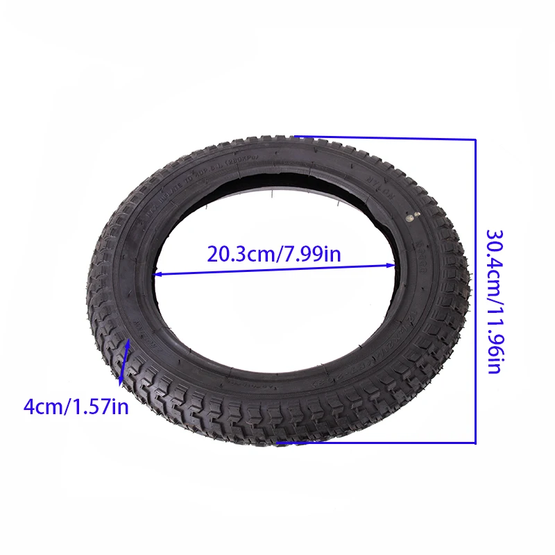 إطار خارجي عالي الجودة موديل 12x2.125 (57-203) مناسب لملحقات إطارات الدراجات الكهربائية
