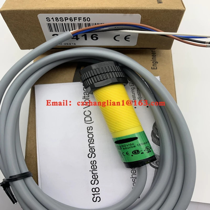 

Photoelectric switch S18SP6FF100 S18SP6FF50 S18SN6FF100 S18SN6FF50 Complete models brand new