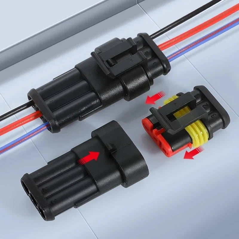 

Car waterproof plug male and female butt