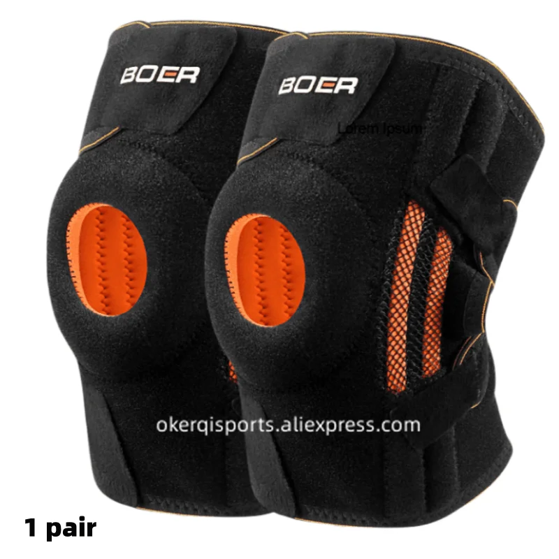 1Pair Knee Pad for Knee Brace High Quality Fitness Shin Guards Gym Equipment Pads Joint Pain Kneepad Protector Sports Safety