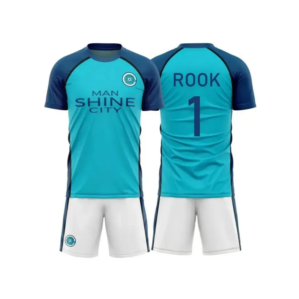 Sommer Cartoon Anime Manshine Stadt Nagi Gedruckt Muster männer T-shirt Shorts Set Fußball Anzug Mode Outdoor Training Set – Detail 4