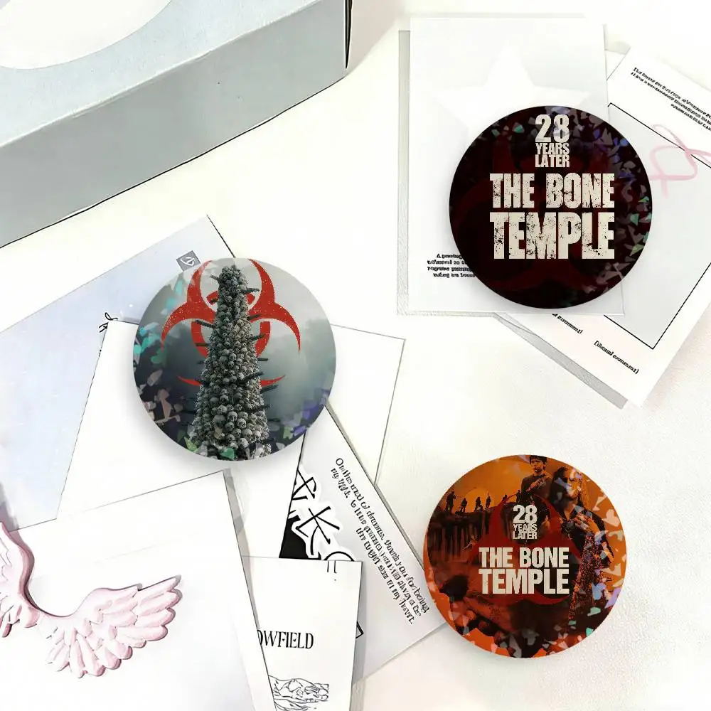Movie 28 Y-years Later The B-bone Temple Laser Badge Creative Brooches Backpack Accessories Make Great Gifts For Friend Children