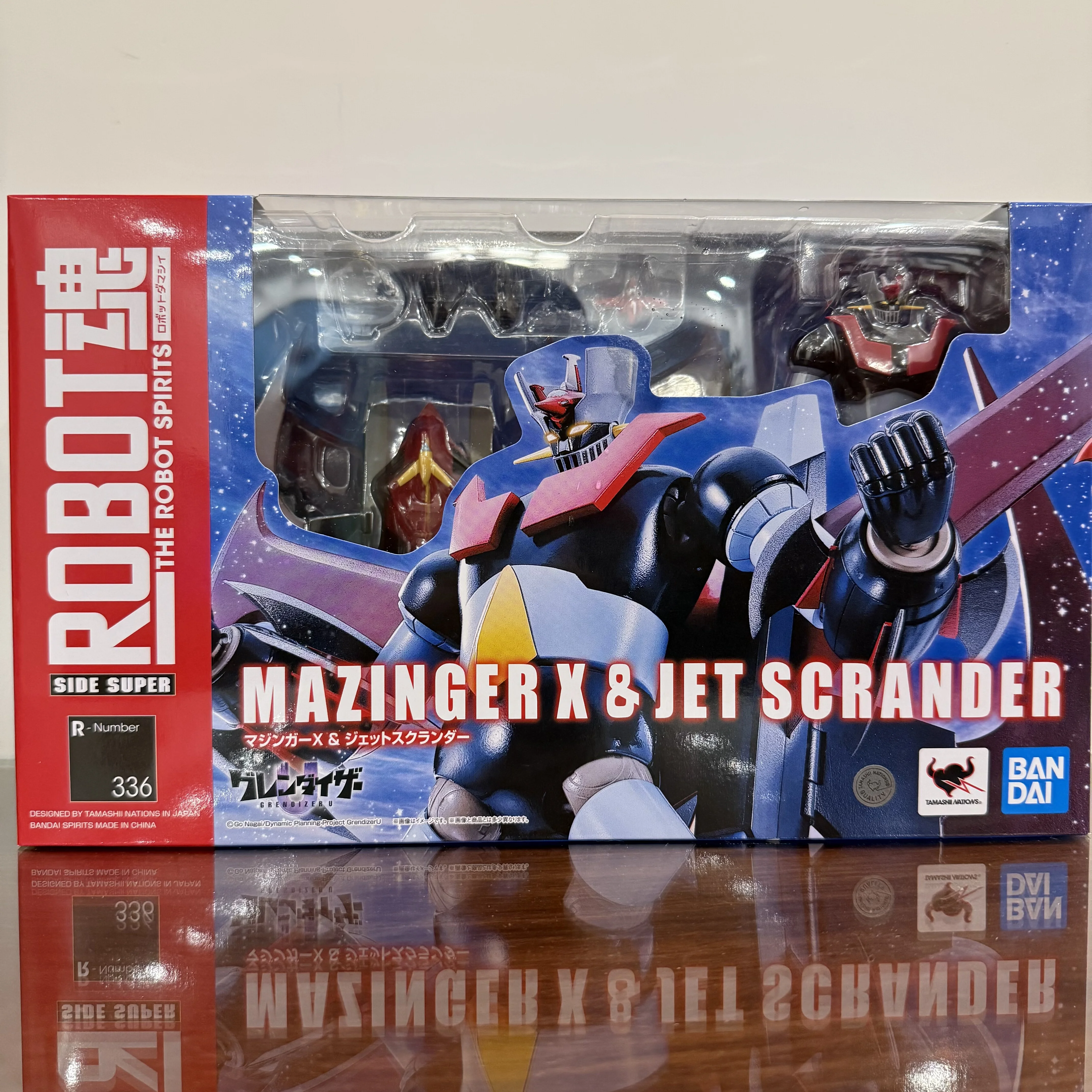 Bandai Robot Spirits Mazinger Z Jet Backpack X Grendizer U Anime Collectible Action Figure In Stock For Adult Collection