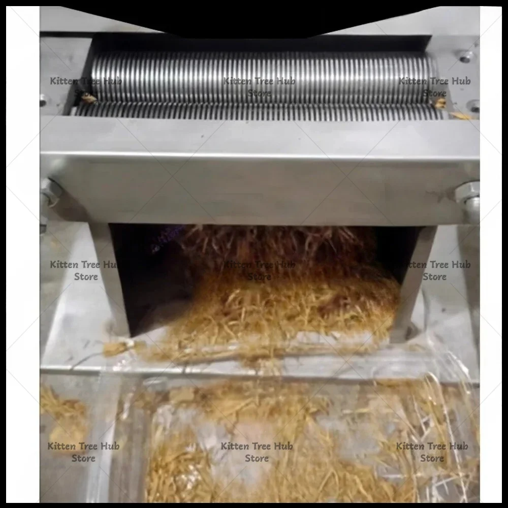 Tobacco Leaf Shredder Machine 0.07mm 1mm Tabletop Tangerine Peel Chopping Machine Herbal Cutting Shredding Machine