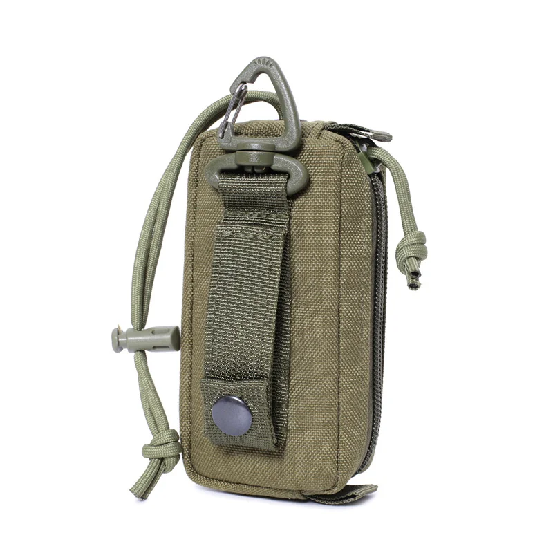 Portable Small Tactical Waist Bag Wallet Card Key Holder Money Pouch Fanny Pack Outdoor Military Multifunction Hunting EDC Bag