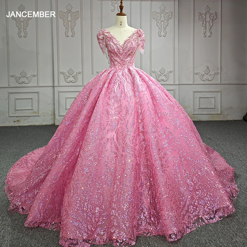 

Популярный дизайн Изысканные свадебные платья для гостей для женщин Бальное платье по индивидуальному заказу с v-образным вырезом и короткими рукавами Иллюзия Бисероплетение клеид