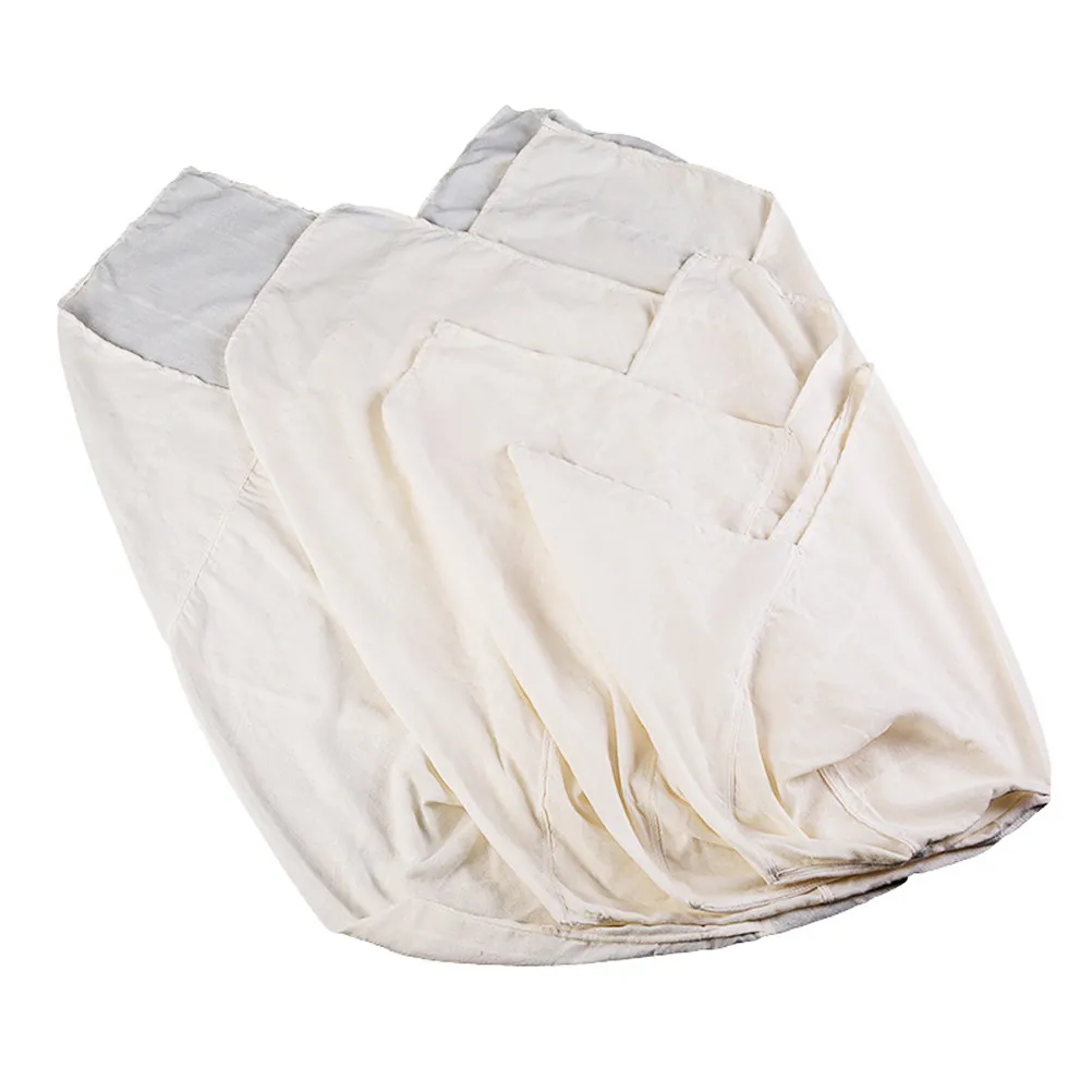 1Pcs Cotton Cloth Filter Mesh Bag Soybean Milk Wine Strainer Pouch Reusable Green Strainer for Home Nut Milk Coffee Juice