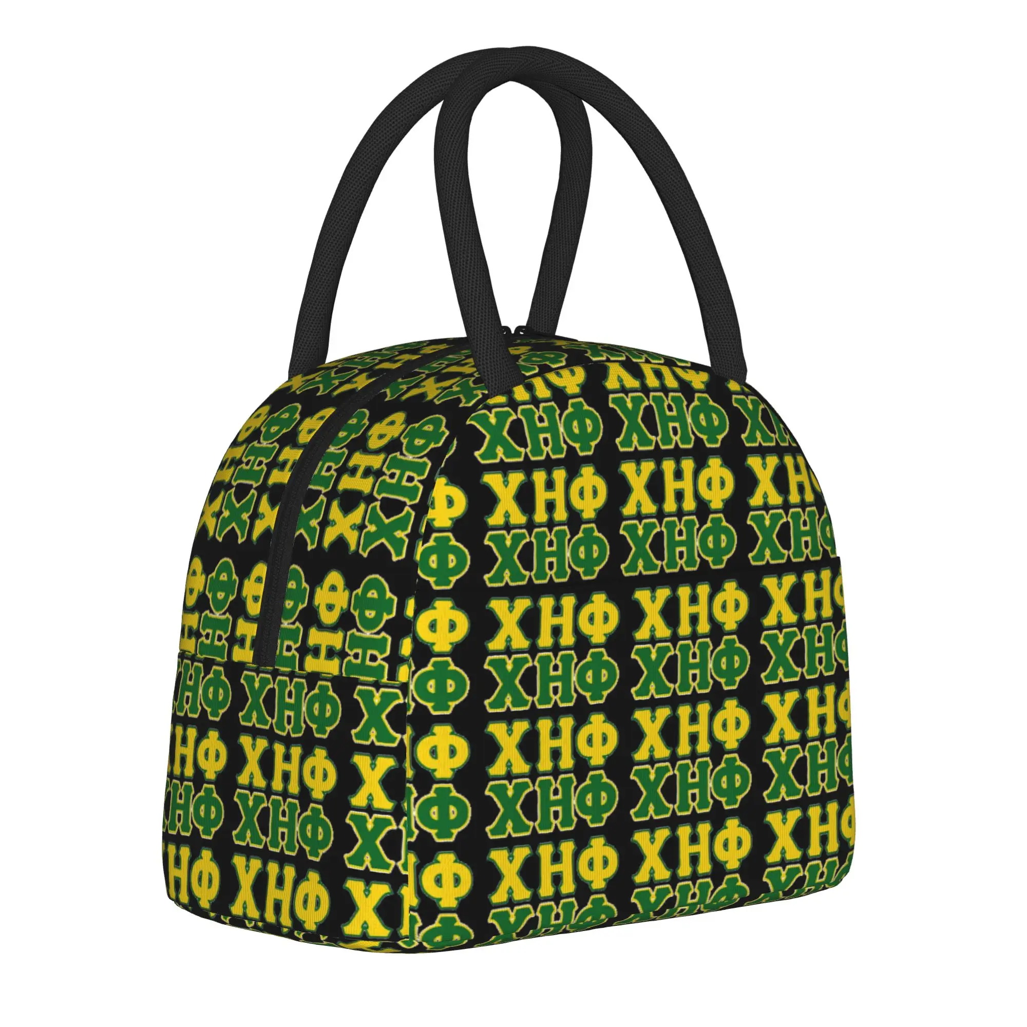 CHI ETA PHI Sorority Nurse 1932 Lunch Bag  Vintage Lunch Box For Women School Portable Cooler Bag Oxford Print Tote Food Bags