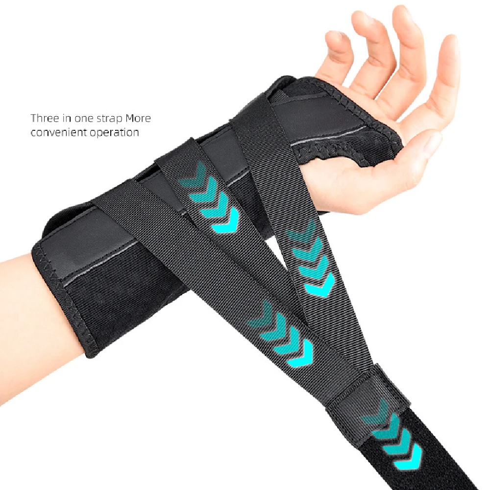Adjustable Wrist Hand Brace Night Splint Support for Men Women Left Right Hand Workout Recovery