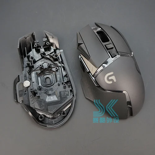 Imagen 2 del producto Carcasa de ratón Original para patines de ratón Logitech G502 HERO, cubierta superior e inferior RGB, piezas de repuesto