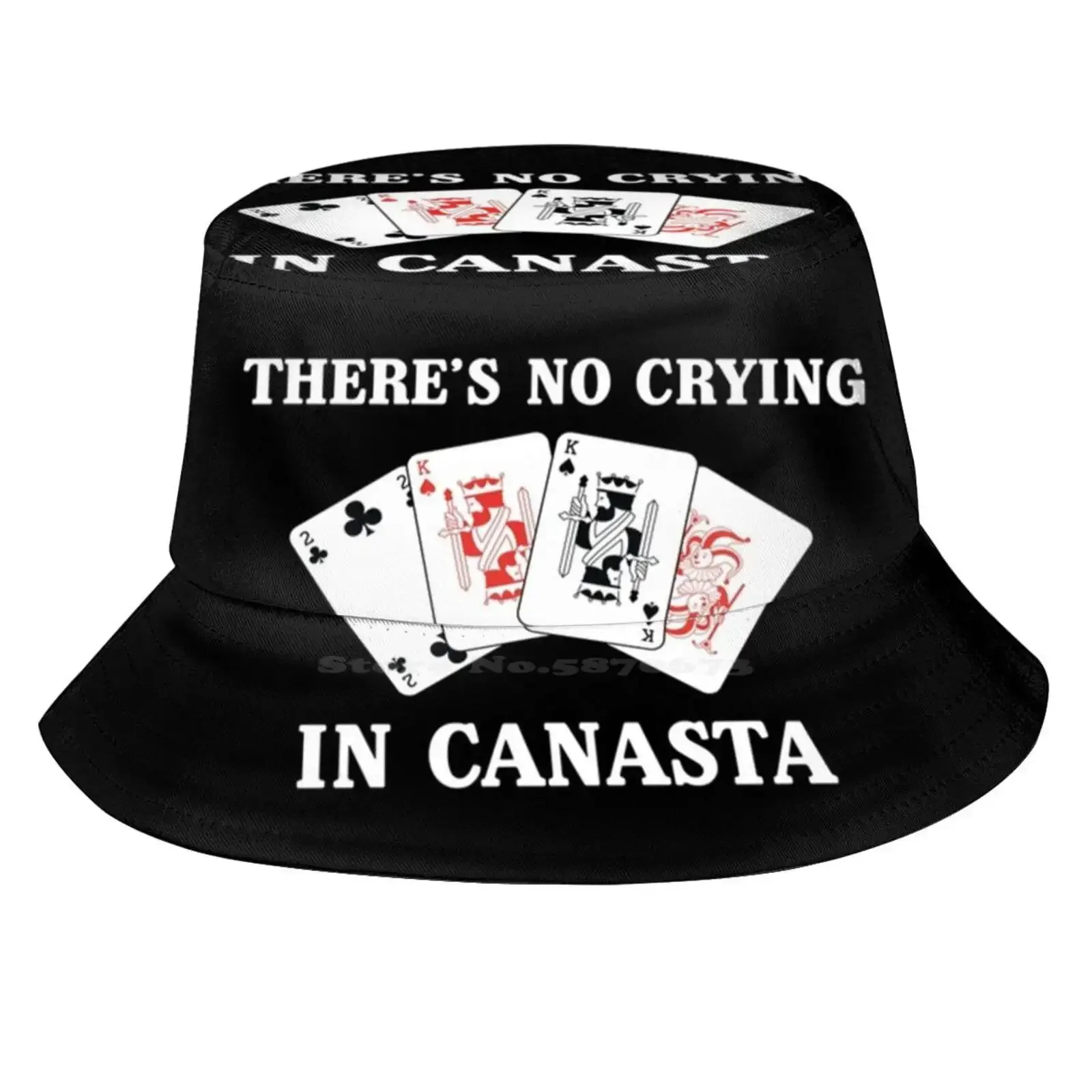 Funny Card Player No Crying In Canasta Product Sun Cap Fisherman Hat Bucket Hats Canasta Score Sheets Canasta Game Canasta How