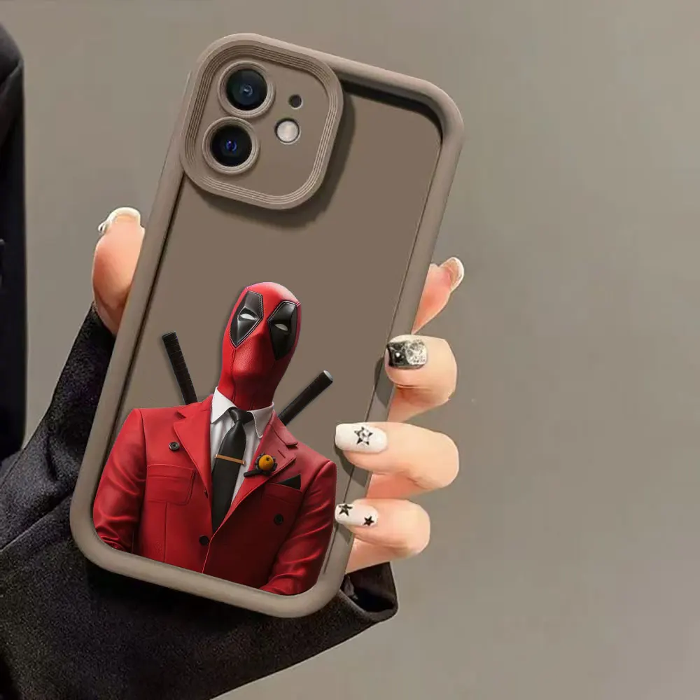 Casing Ponsel Sampul Marvel Villain Deadpool untuk OPPO RENO 2F 2Z 5 5F 6 7 7Z 8 8Z 8T 10 11 11F 12 12F 13 13F 14 LITE PRO PLUS