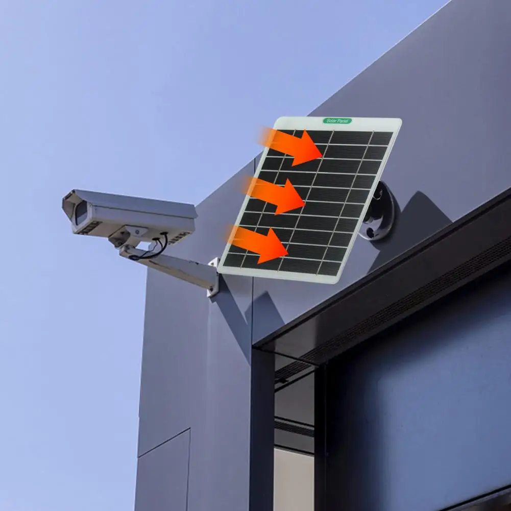 

Third Generation Solar Technology Ip65 Waterproof Solar Panels for Ring Video Doorbell 4/3/3 Plus/2 U-shaped Design for Ring