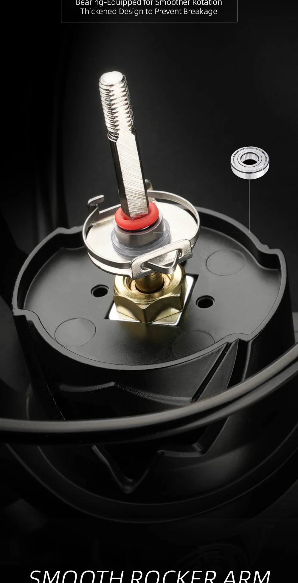 Professionelle, ultraleichte Angelrolle mit einem Übersetzungsverhältnis von 5,2:1, einer maximalen Bremskraft von 26 LB und einer CNC-gefertigten Metallspule, geeignet für Süß- und Salzwasser. – Detail 8