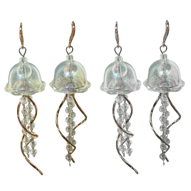 

Temperament Dangle Earrings Jellyfish Tassels Drop Pendant Earrings Jewelry Dropship