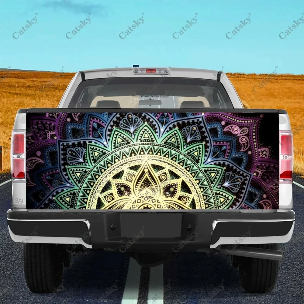 Mandala Boho Car stickers rear car rear appearance modification package painting suitable for car truck stickers