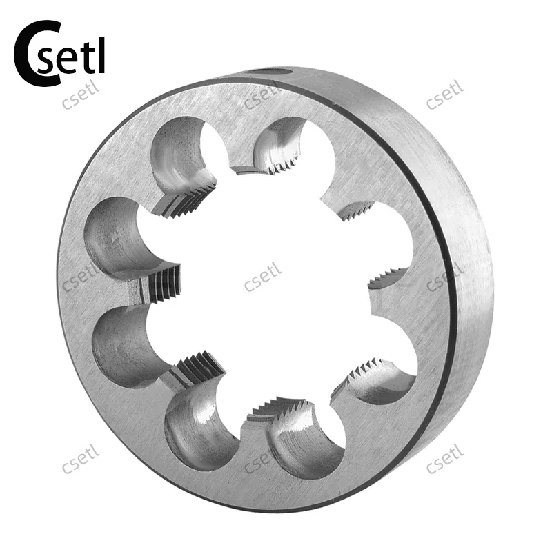 

Csetl SAE 2"-8UN Round Threading Die Right Hand,2"x8UN Machine Thread Die