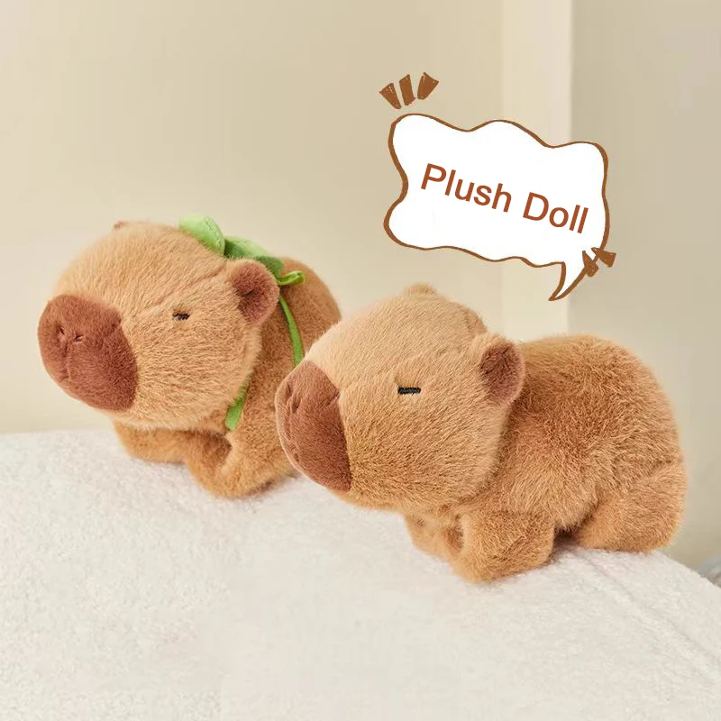 Capybara Toy Slap Snap Wrap Wristband Bracelet Plush Doll Kawaii Capybara Wrist Hug Clap Circle Funny Toy Bicycle Accessory Gift