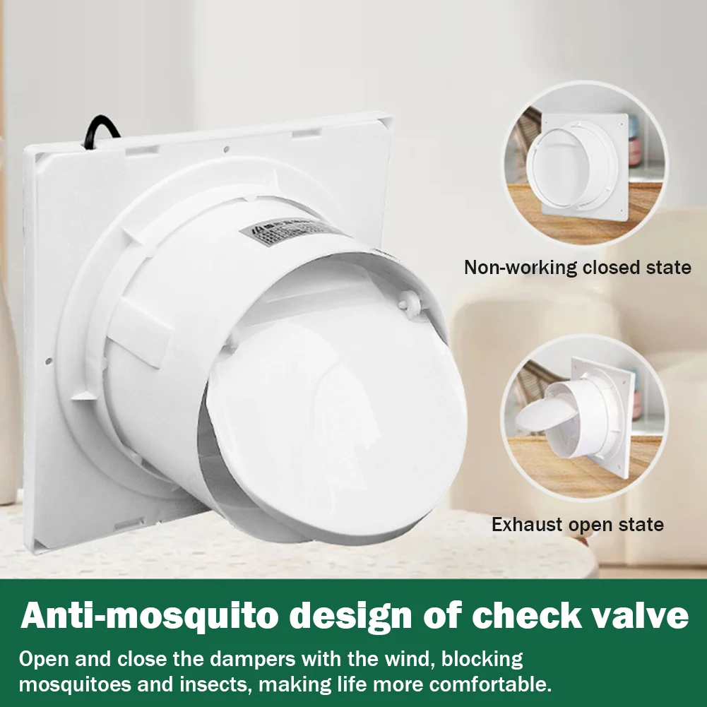 

Solar 12V Exhaust Air Blower High Speed Exhaust Fan Energy-saving Extractor Fan Anti-Mosquito Design for Bathroom Kitchen Toilet