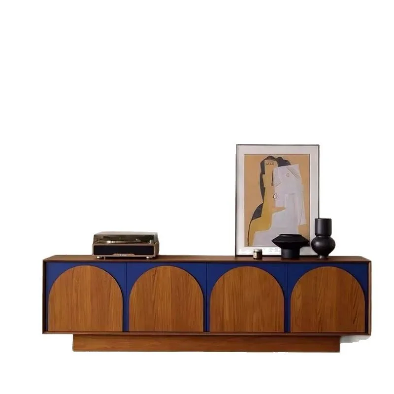 

Solid wood TV cabinet, dining side cabinet, living room floor audio-visual cabinet