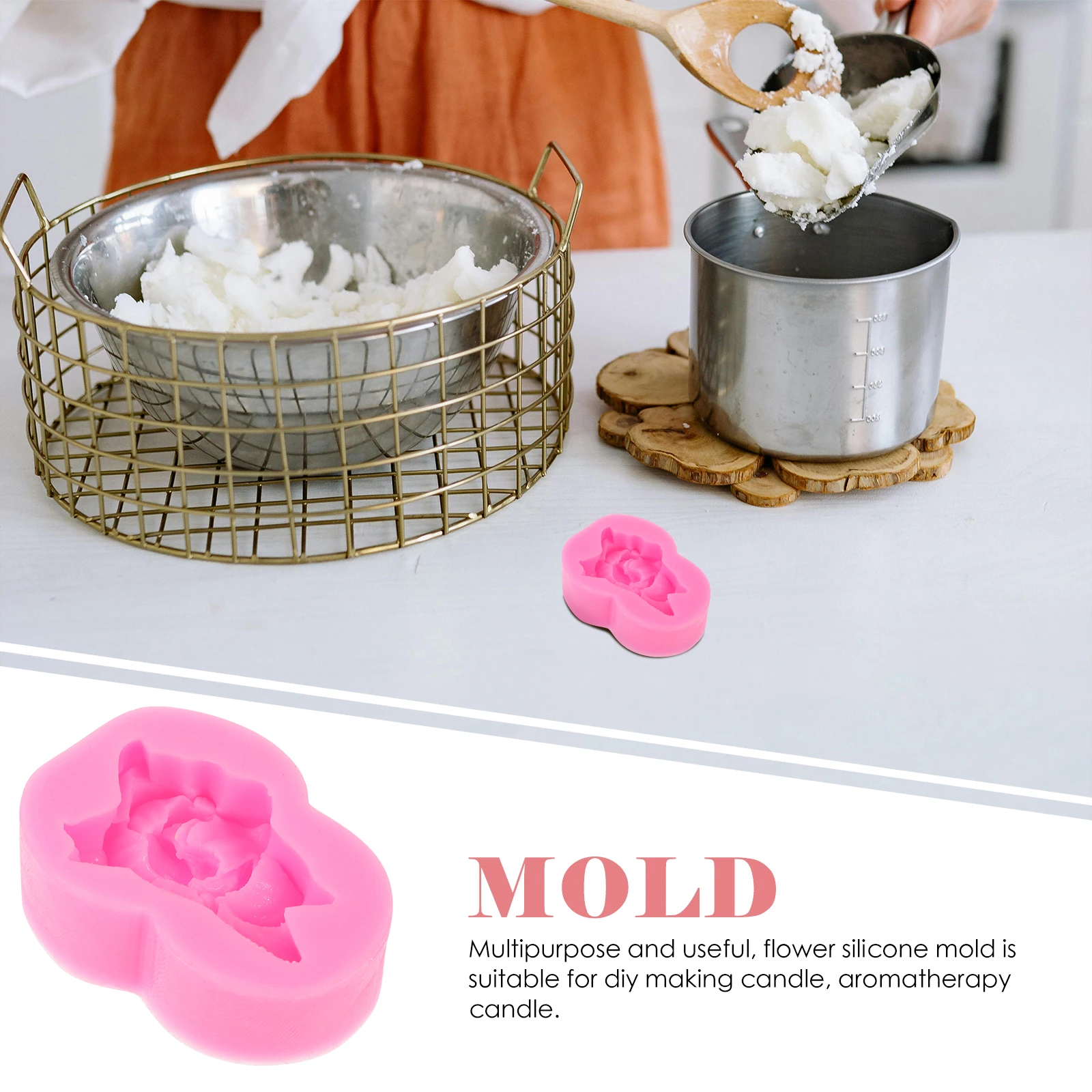 

Flower Silicone Mold For Diy Crafts Making Reusable Mold Home Creative Diy Sealing Molds Crafts Hardware