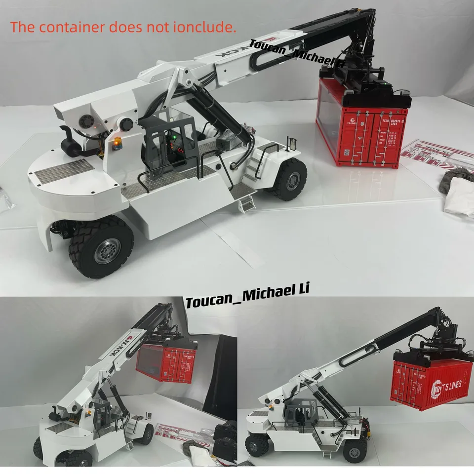 1/14 TFC45 JX-KCK RC Hydraulic Reach Stacker Remote Control PL18EV